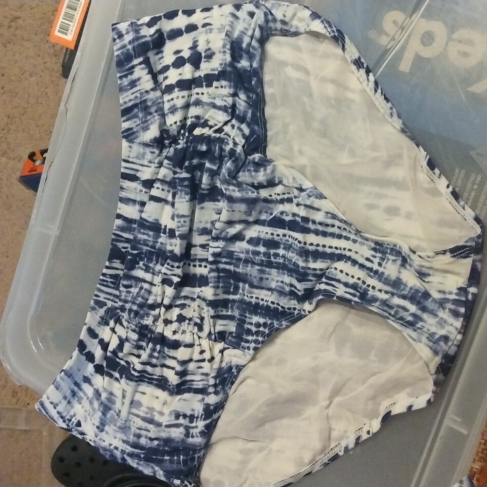 Blue swim suit